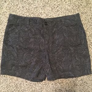 Eddie Bauer Gray Patterned Shorts